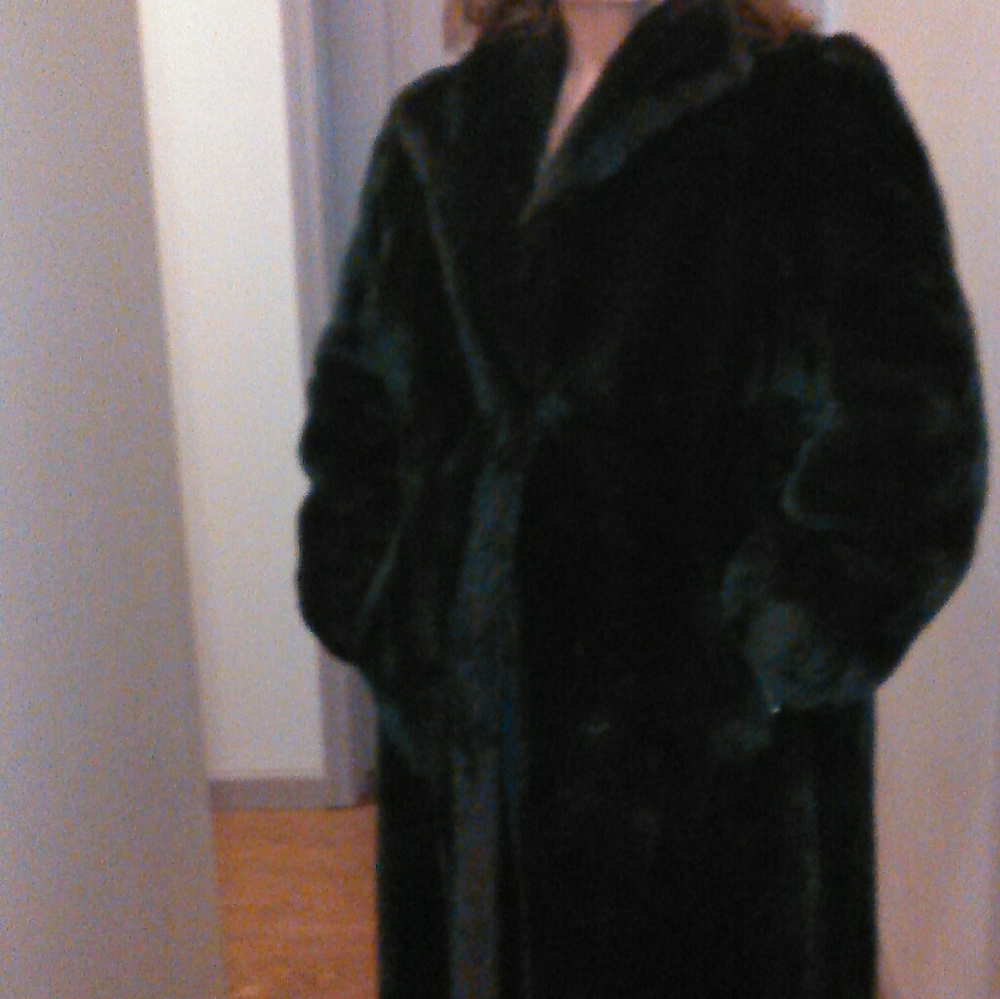 Faux fur coat